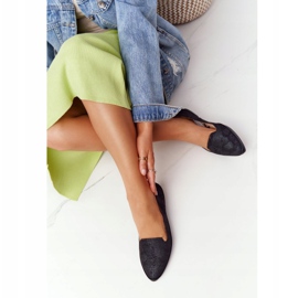 Naisten Loaferit Sergio Leone MK700 Suede Black musta 1