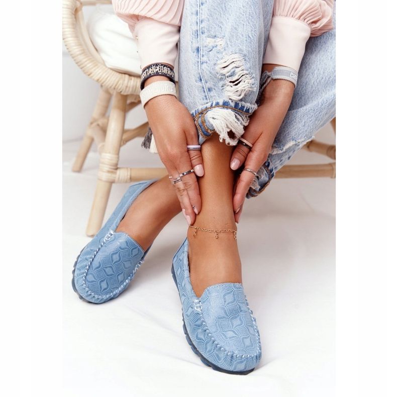 Rio Flore Ympäristöystävälliset Nahkaiset Loaferit Sininen 2