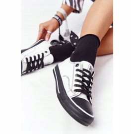 Naisten nahkakengät Big Star HH274147 Valkoinen ja musta 2