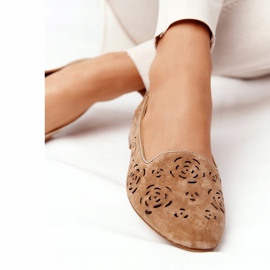 Openwork Loaferit Sergio Leone BL627 Punainen ruskea 1