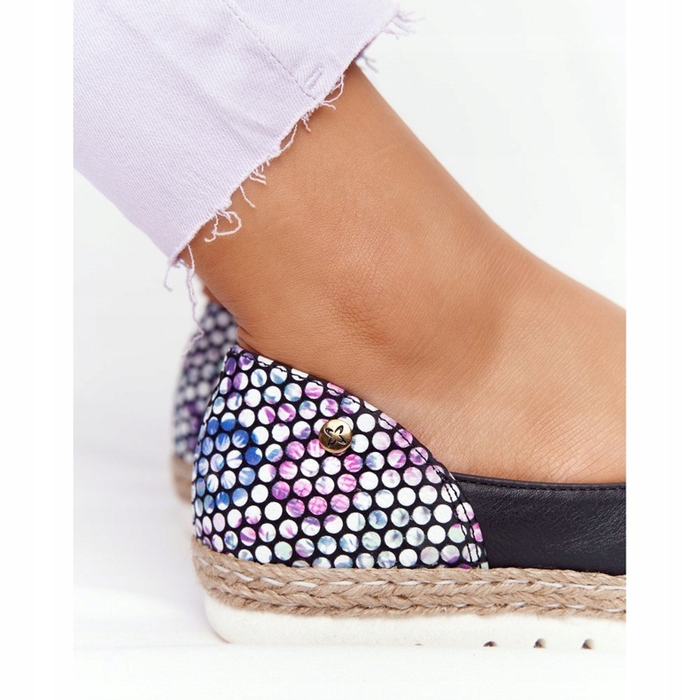 Maciejka 05056-01 mustat nahkabaleriinit monivärinen 1