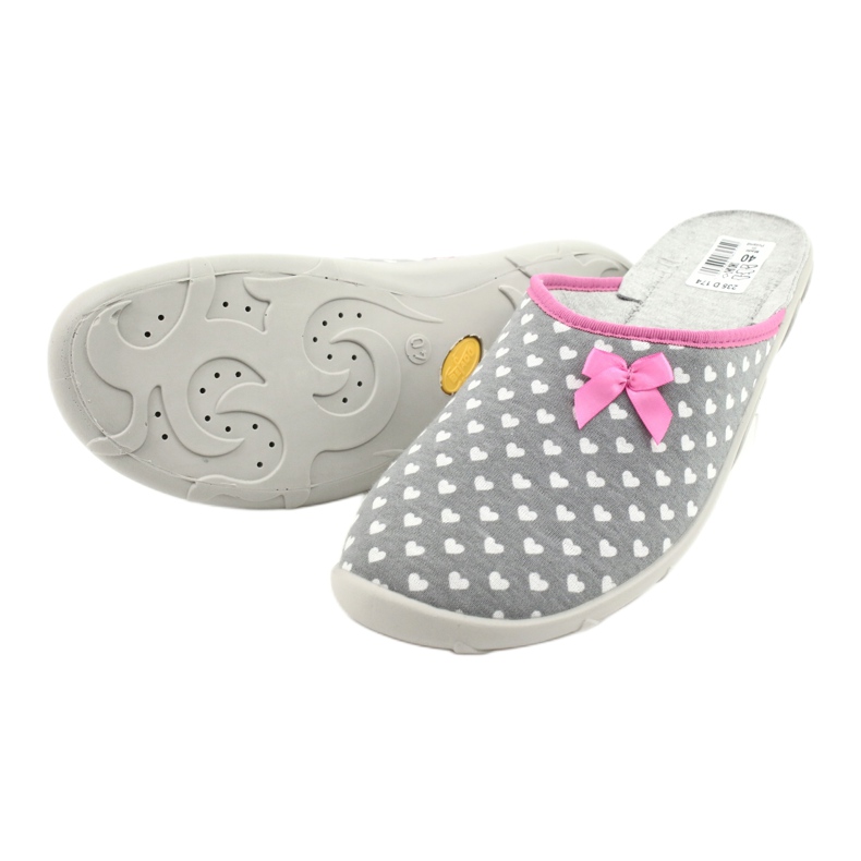 Befado naisten kengät pu 235D174 valkoinen vaaleanpunainen harmaa 4