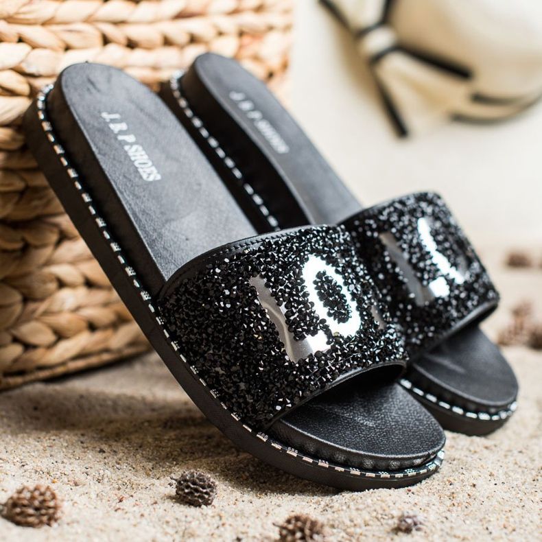 SHELOVET Rakkaus alustatossut musta 2