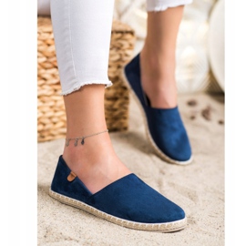 SHELOVET Slip-on Navy Blue Espadrilles tummansininen 1