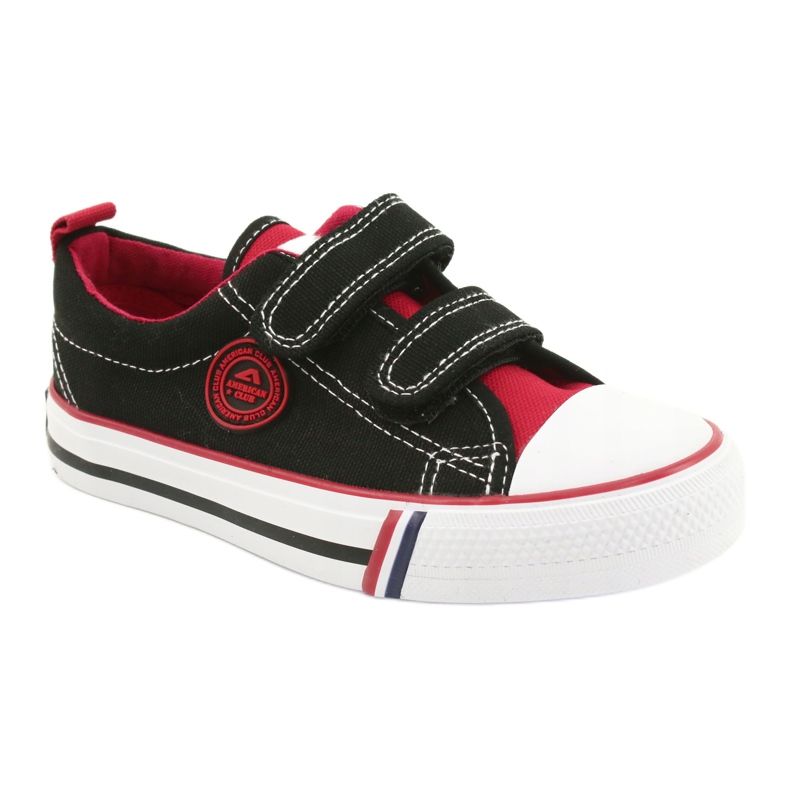 American Children's American Club LH62 Velcro mustat lenkkarit 1