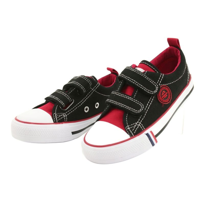 American Children's American Club LH62 Velcro mustat lenkkarit 2