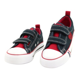 American Children's American Club LH62 Navy Blue Tennarit punainen tummansininen 1
