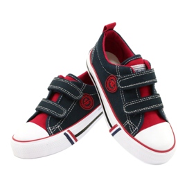 American Children's American Club LH62 Navy Blue Tennarit punainen tummansininen 3