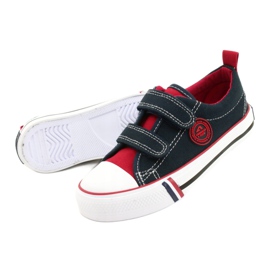 American Children's American Club LH62 Navy Blue Tennarit punainen tummansininen 2