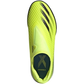 Adidas X Ghosted.3 Ll Tf Junior jalkapallokengät keltainen-musta FW6982 1