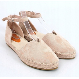 Naisten espadrillit, joissa on leikattu beige 1219 Beige 1