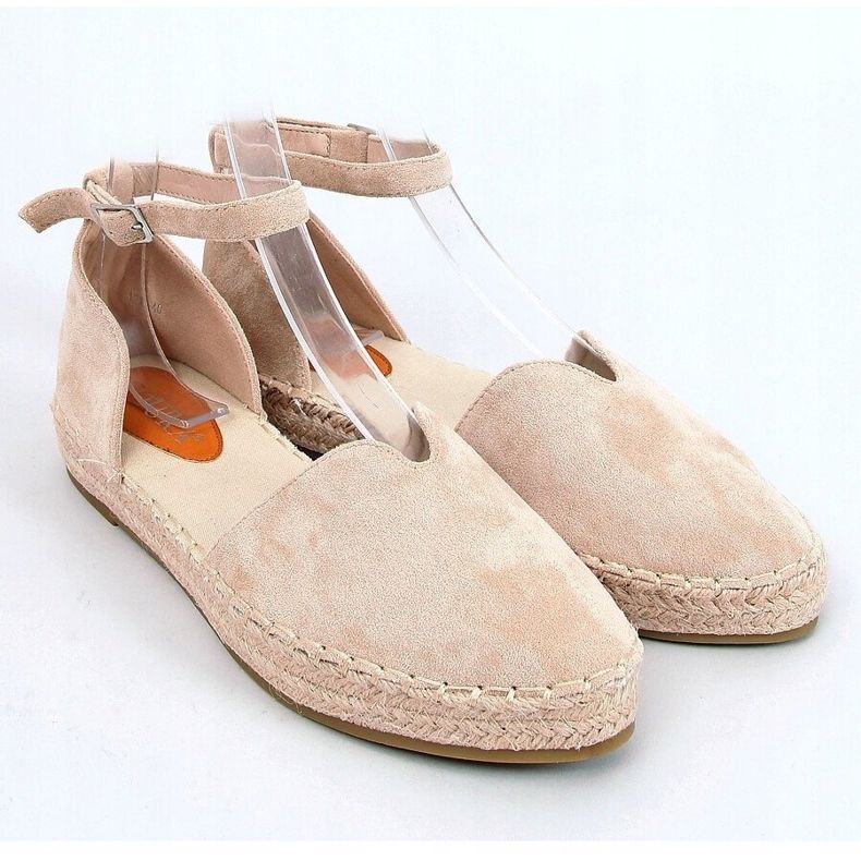 Naisten espadrillit, joissa on leikattu beige 1219 Beige 1