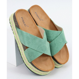 Vihreät korkkitossut LS016 Vihreä 1