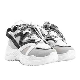 Harmaat lenkkarit paksulla Aracela -pohjalla 1