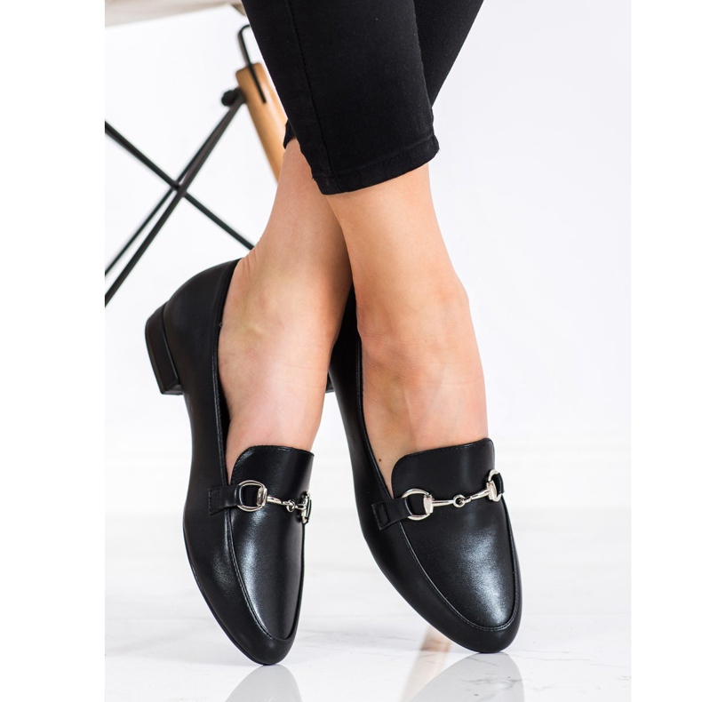 Sergio Leone Klassiset Loaferit Eco -nahalla musta 1