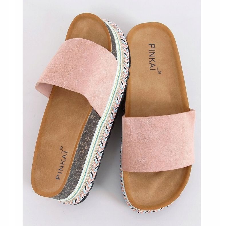 Vaaleanpunaiset korkkitossut LS015 Vaaleanpunainen 1