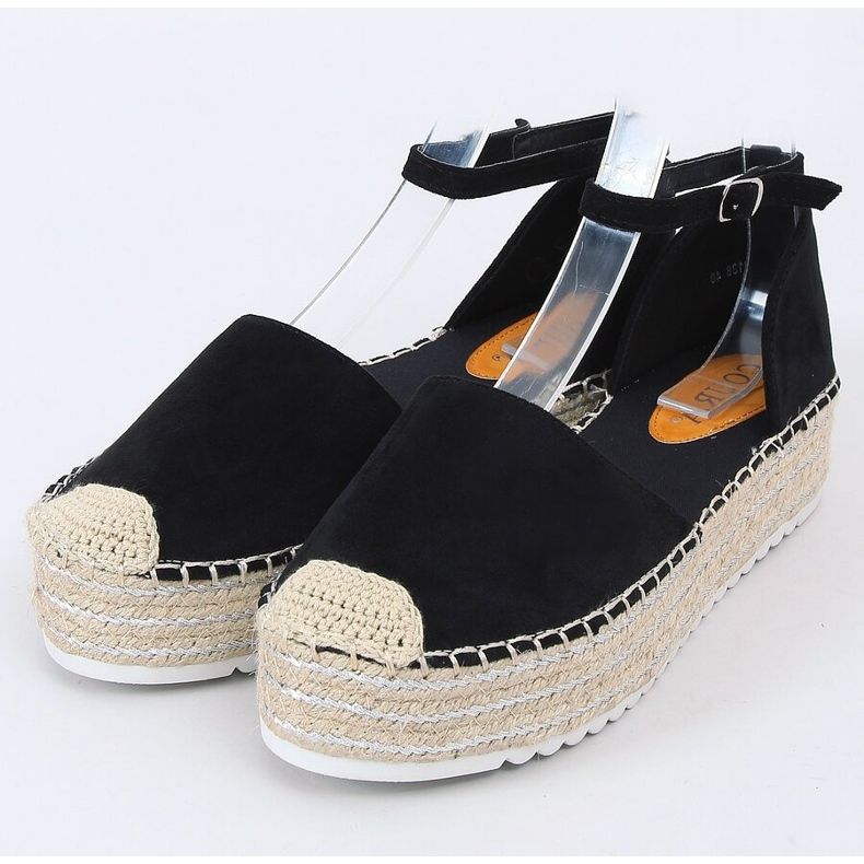 Espadrilles mustat sandaalit 2138 Musta 1