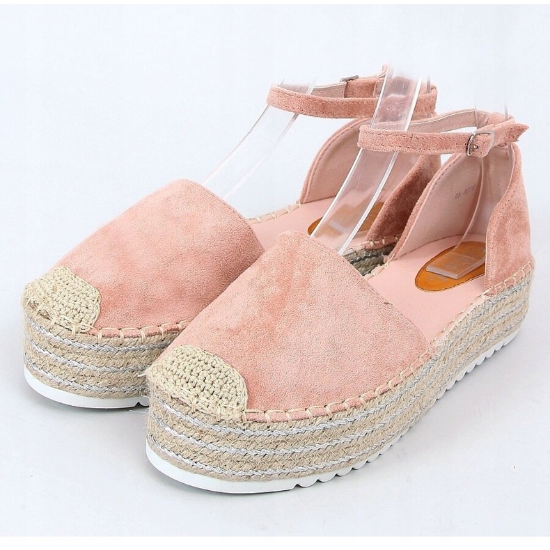 Espadrilles, sandaalit pinkki 2138 Pinkki vaaleanpunainen 1