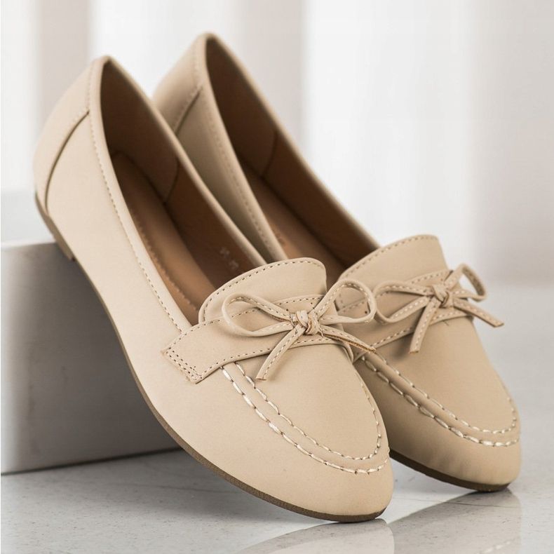 Diamantique Eco Nahka Loaferit beige 1