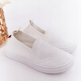 Lasten Slip-On Big Star HH374105 Valkoiset Slip-On lenkkarit valkoinen 1