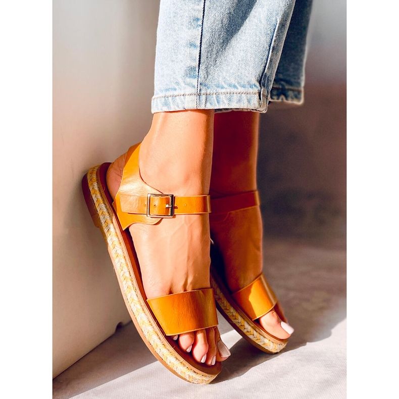 Sandaalit espadrilles honeyTH005 Keltainen 2