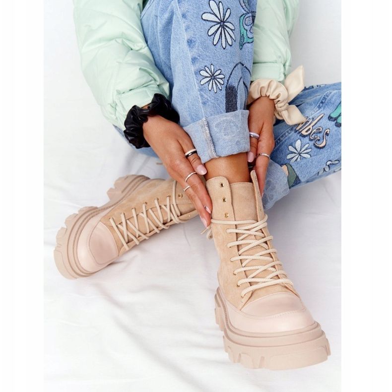 Lewski Shoes Mokkanahka Workery Lewski Kengät 3007-0 Hiekka beige monivärinen 2