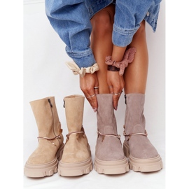 Lewski Shoes Mokkanahka Workery Lewski Kengät 3006-0 Beige 1