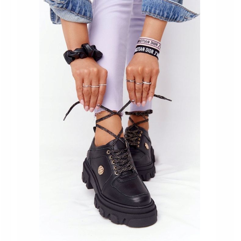 Lewski Shoes Nahka Oxfords Lewski Kengät 3011-0 Musta 1