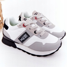 Lasten urheilukengät Memory Foam Big Star HH374168 Valkoinen 2