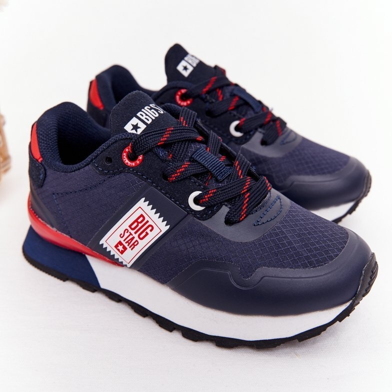 Lasten urheilukengät Memory Foam Big Star HH374171 Navy Blue sininen 2