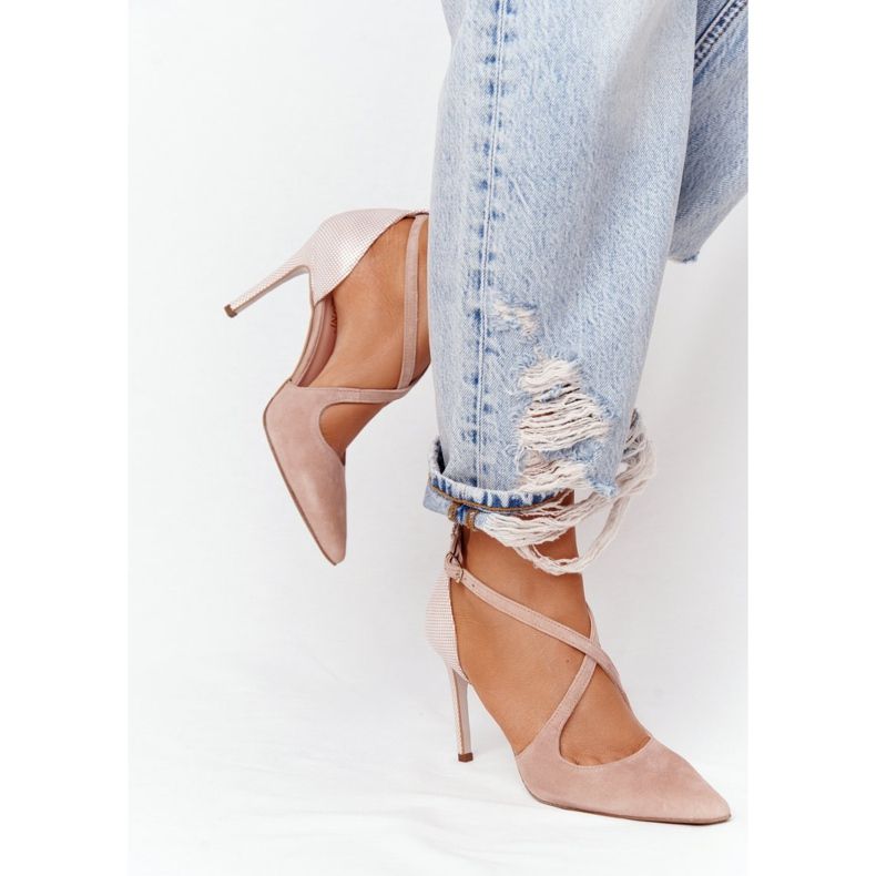 PV3 Tyylikäs mokkanahkainen Vistioli 7400 vaaleanpunainen 2 PV3 Tyylikäs mokkanahkainen Vistioli 7400 vaaleanpunainen 2