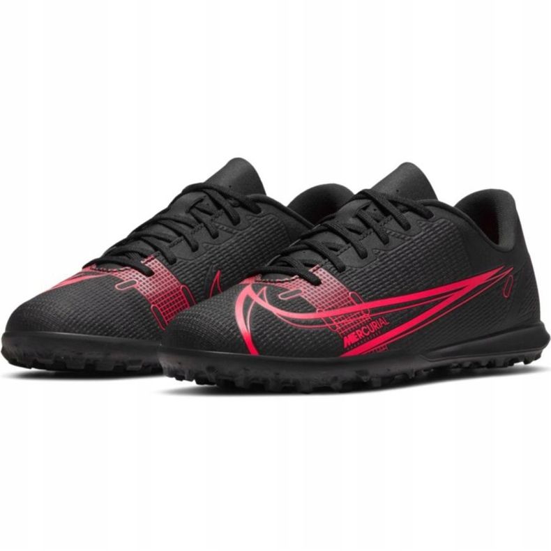 Nike Mercurial Vapor 14 Club Tf Jr CV0945 090 jalkapallokengät musta musta 2