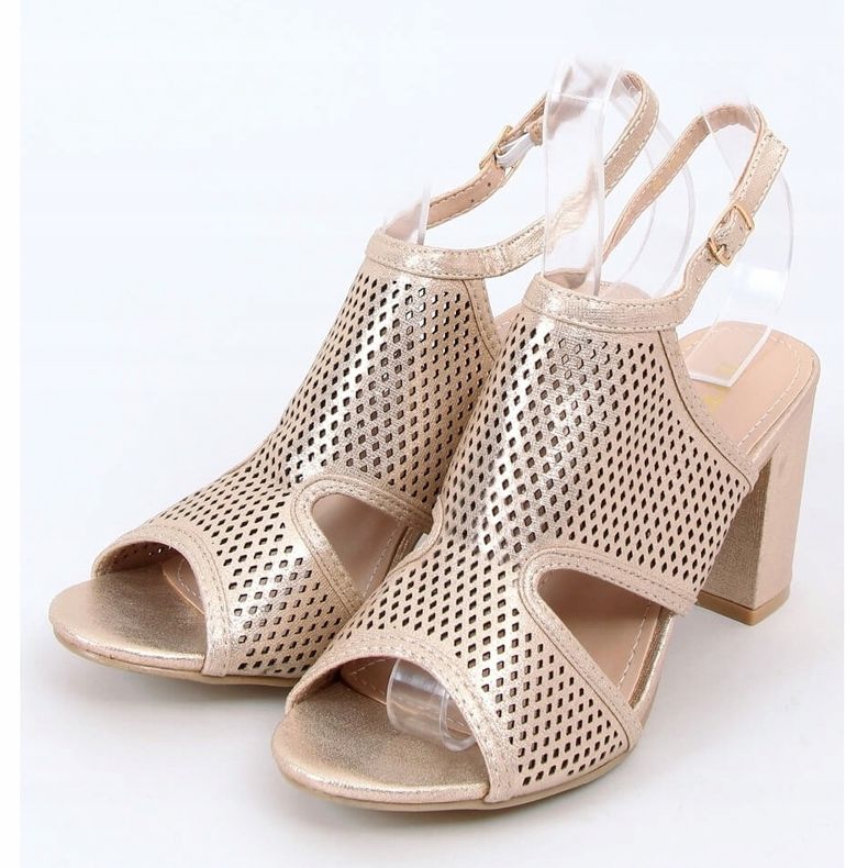 Kultaiset korkokengät F1877 Gold kultainen 1