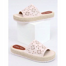 Beige avoimet tossut espadrilles 99-62A Beige 1