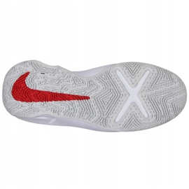 Nike Team Hustle D 10 Big Basketball Shoe Jr CW6735 005 koripallokengät punainen, valkoinen, punainen, laivastonsininen punainen 1