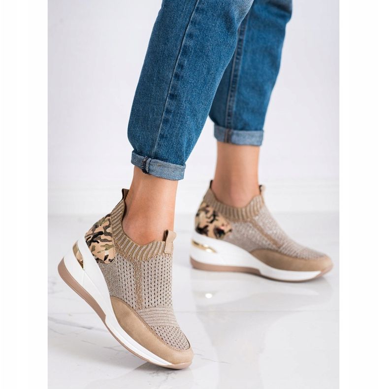 ARTIKER Moro Print Slip-On lenkkarit ruskea 1