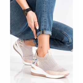 ARTIKER Moro Print Slip-On lenkkarit vaaleanpunainen monivärinen 2