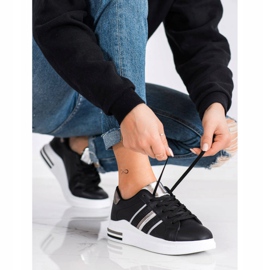 SHELOVET Rennot mustat urheilukengät hopea 1