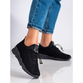 SUPER COOL Mustat tekstiilikengät 1