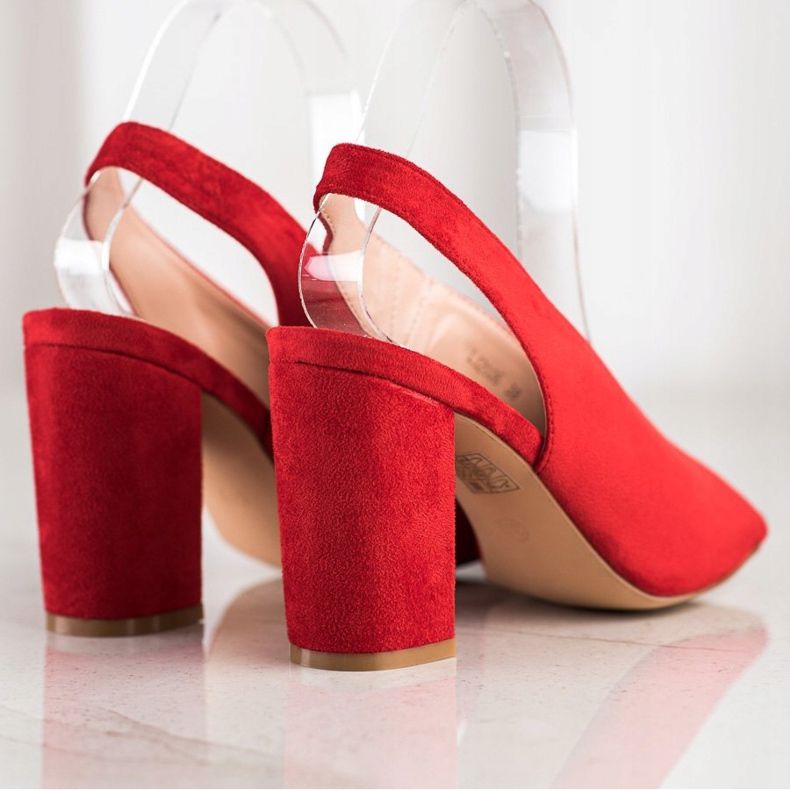 S. BARSKI Rakennetut sandaalit S.BARSKI punainen 1