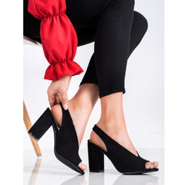 S. BARSKI Rakennetut sandaalit S.BARSKI musta 2