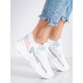 SHELOVET Tyylikkäät lenkkarit lavalla valkoinen sininen vaaleanpunainen harmaa 1