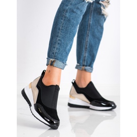 Goodin Nahka Wedge lenkkarit musta kultainen 2