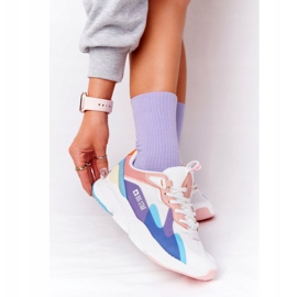 Naisten urheilukengät Memory Foam Big Star HH274809 Valkoinen-Vaaleanpunainen violetti sininen 1