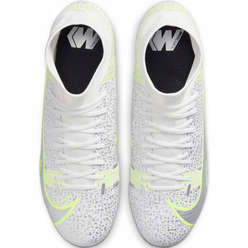 Nike Mercurial Superfly 8 Academy FG / MG CV0843 107 jalkapallokengät hopea 1