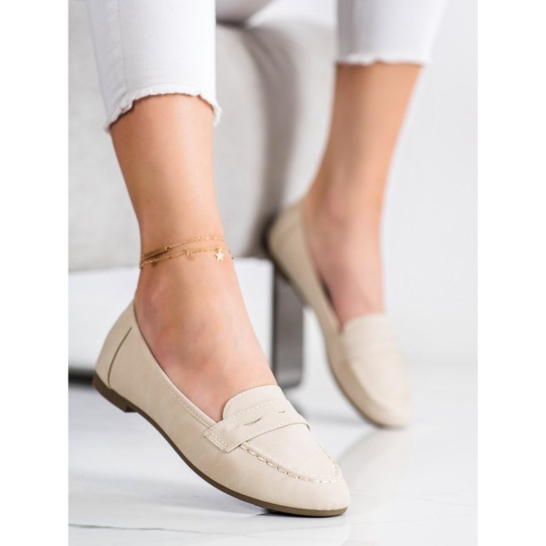 Nio Nio Beige Loaferit Eco -nahkaa 1