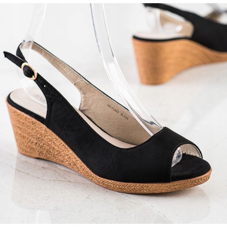 Goodin Rento Wedge sandaalit musta 2