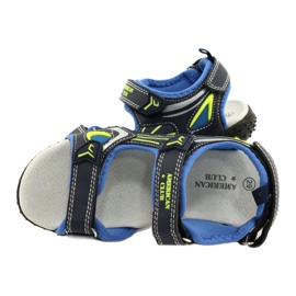 American Club Amerikkalainen RL23 -nahasisäke laivastonsininen sininen vihreä 3