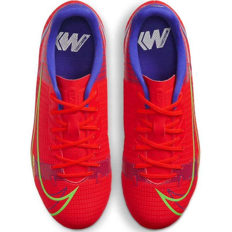 Nike Mercurial Vapor 14 Academy FG / MG Junior CV0811 600 jalkapallokengät punainen punainen 1