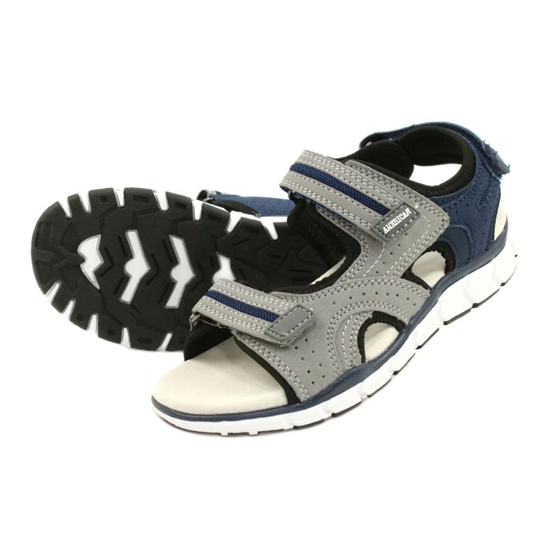 American Club Urheiluurheilupoikien nahka insert ES33/21 harmaa 2